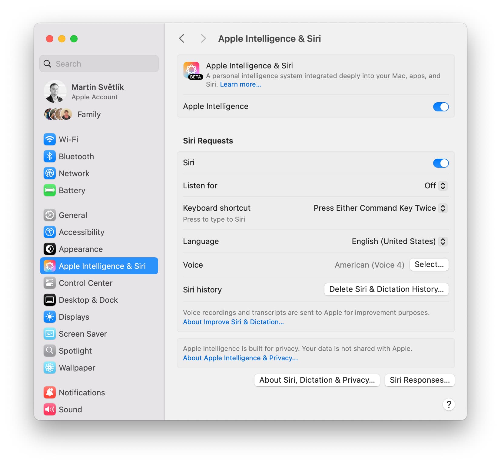 Apple Intelligence a Siri