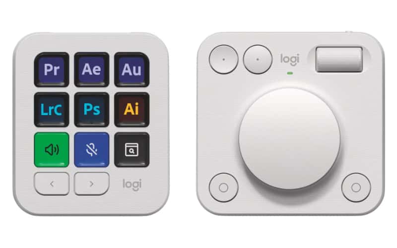 Logitech MX Creative console Pale Grey